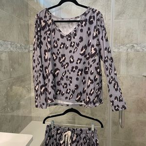 Purple and Black Lounge set